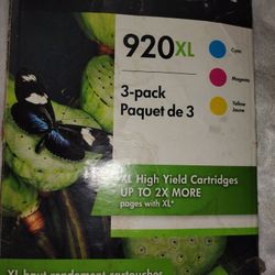 Genuine Hp 920 Xl Color Ink