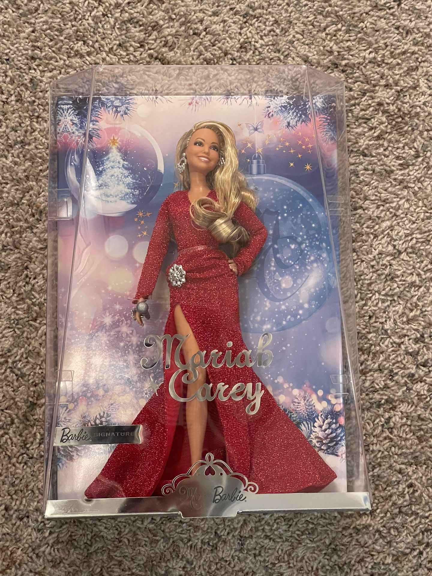 Barbie x Mariah Carey Holiday Celebration Doll in Red Dress