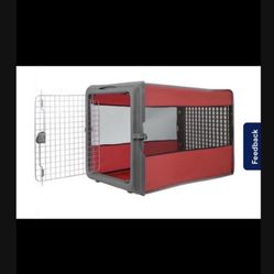 Portable dog kennel able to fold able to travel or store away  Only $45