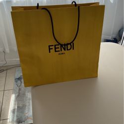 Fendi paper Bag