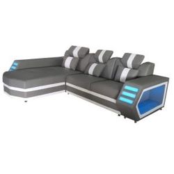 MODERN SECTIONAL w/ LED’s in BLACK or WHITE