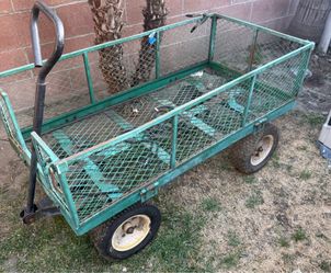 Heavy Duty Steel Garden Cart / Utility Wagon