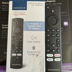Remote For Insigna Or Toshiba Fire TV Edition 
