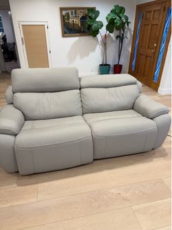 80 inches long leather couch