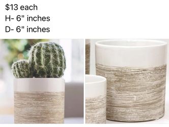 Double Glazed Ceramic Pots "No Hole"