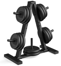 Weight plate rack