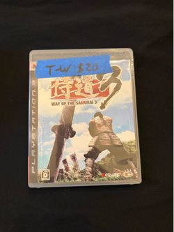 Way of the samurai 3 Japanese game