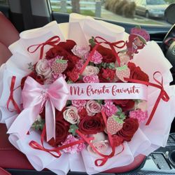 strawberry shortcake bouquet