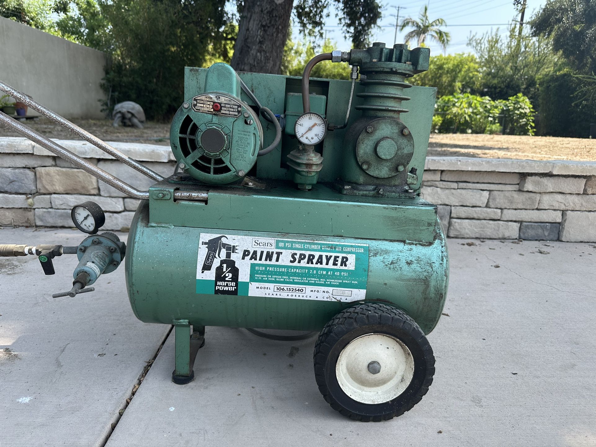 Sears 1/2 HP Paint Compressor