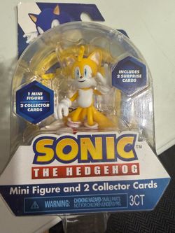 Sonic the Hedgehog Tails Mini Figure with Collector Cards