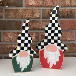 Mackenzie Childs Inspired Gnome Set