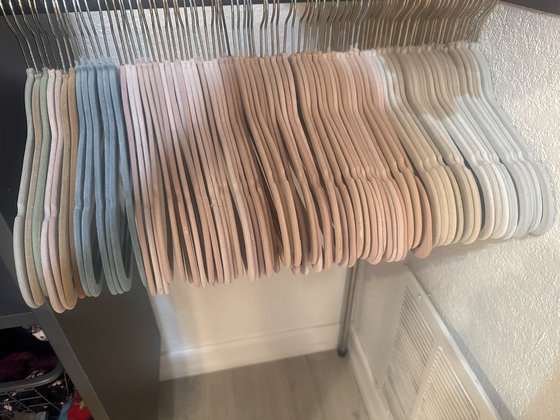 Lots of Velvet Hangers