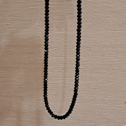 20" Black spinal Necklace