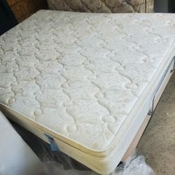 Mattress And Box Spring Queen Size 