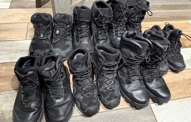 Tactical work boots / police / security size 10