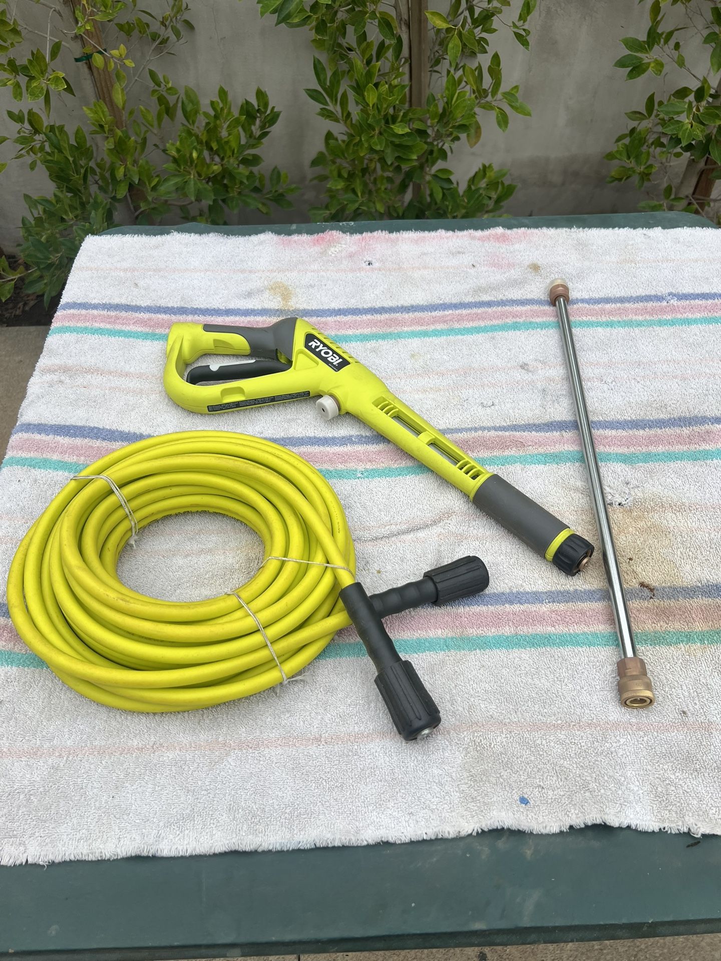 Ryobi Gun And Hose