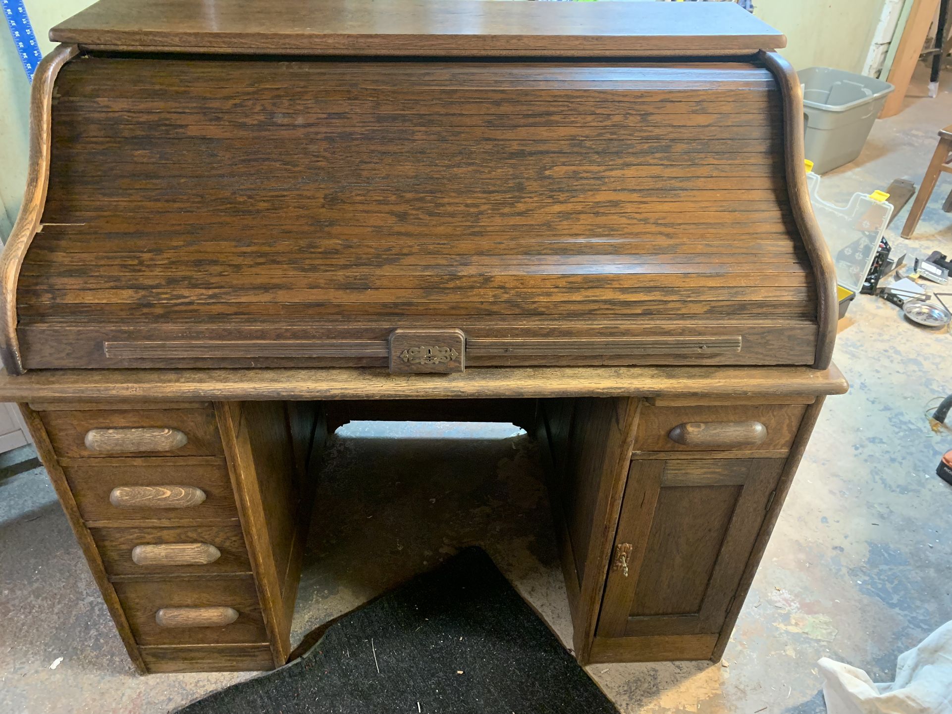 Antique Roll Top Bankers Desk for Sale in Oyster Bay, NY OfferUp