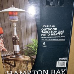 Tabletop Propane Heaters X2