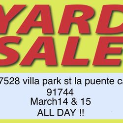 Yard Sale!! 