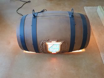 Vintage Old Style Barrel Pool Table Light