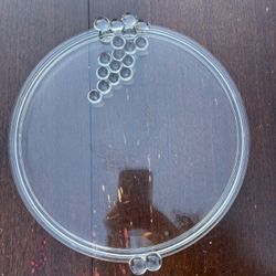 Charcuterie Glass Plate 