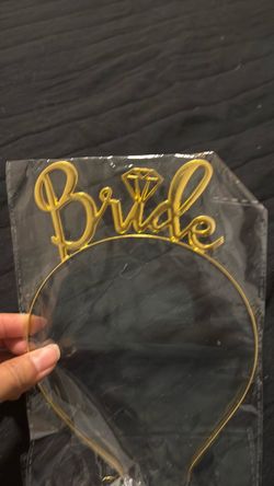 Bride Gold Headband
