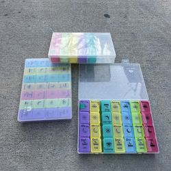 Pills Organizers Set 4 Dlrs