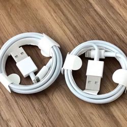 2 Apple oEM 8 Pin Lightning To USB 3ft Chargers - for Apple iPad iPad iPhone 5 6 7 8 X 11 12 Plus Pro Max