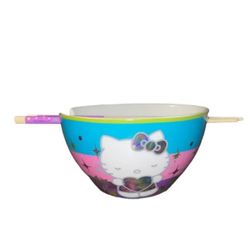 Hello Kitty Chopstick Bowl