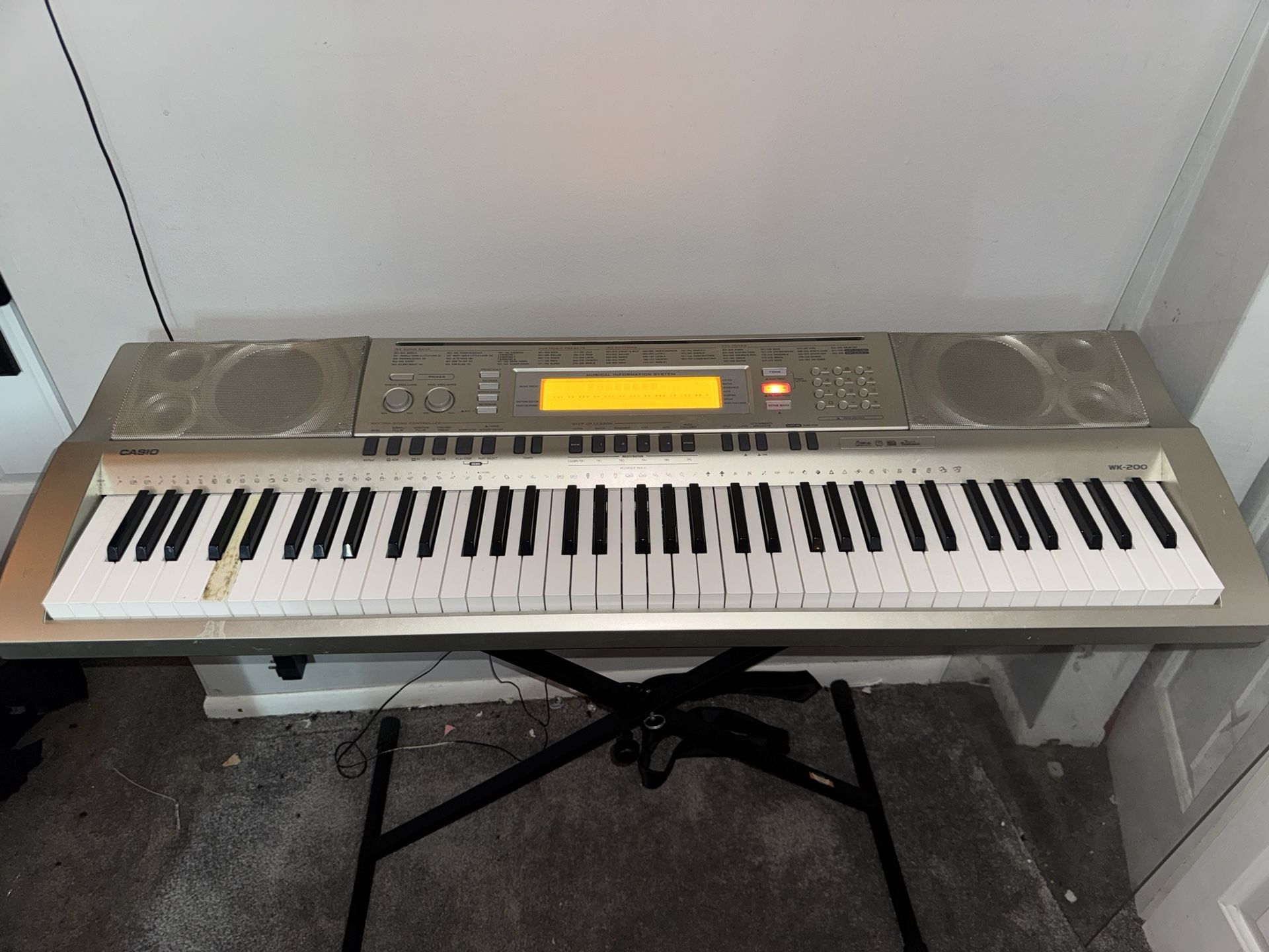 Casio Piano with stand