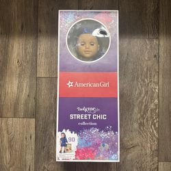 American Girl Doll #90 Truly Me Street Chic SKATER BLUE HAIR New in Box