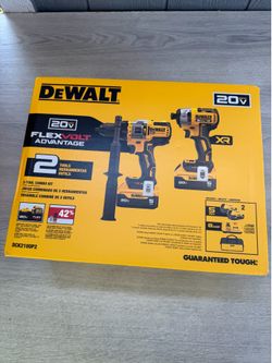 DEWALT FLEXVOLT Advantage 20V MAX 2 Tool Hammer Drill Driver and Impact Driver Kit