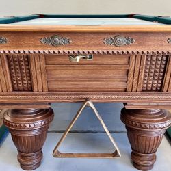 Brunswick 8 Foot Union League Pool Table