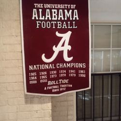 Alabama championship banner