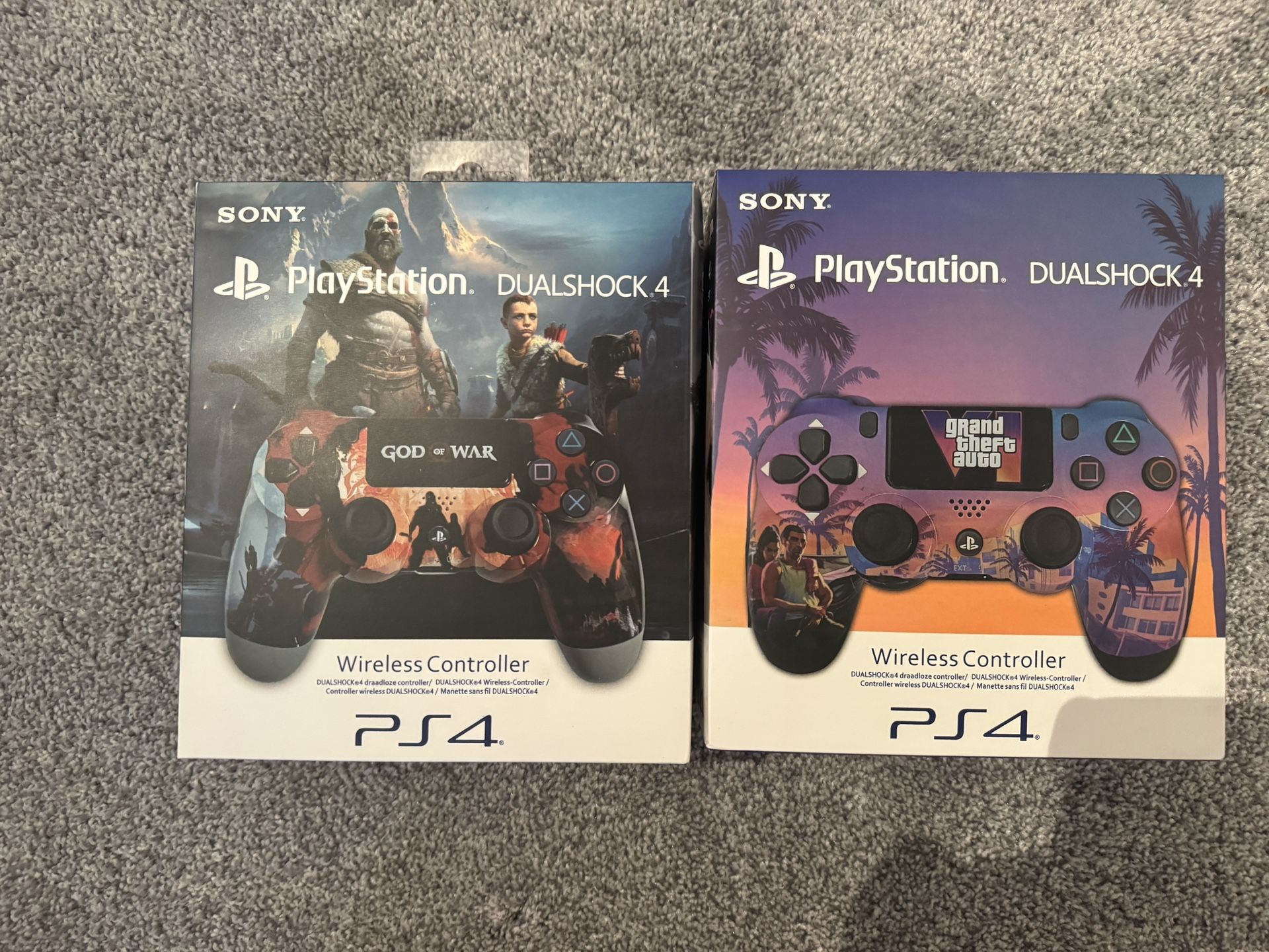 Limited Edition GOD of WAR & GTA PS4 Controller (BRAND NEW)