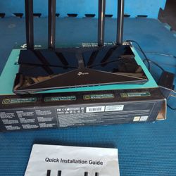 $30 Firm, Yes, It's Available, TP Link Ax3000 Gigabit WiFi 6 Router, Archer Ax50, 4 Ethernet Ports, Retail $140