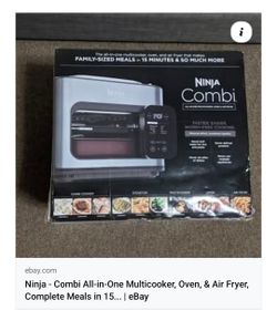 Ninja combi all in one multicooker,oven and air fryer