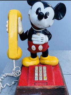 1976 Vintage Mickey Mouse Telephone 