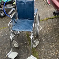Wheel chair price 40$ pick up in. E. Side. Tacoma