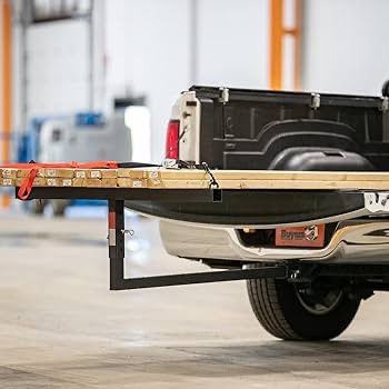 Pick up truck bed extender rated at 750 pounds. Great for Lumber kayaks or whatever wint fot in the bed or truck or rven a car  Although it does requi