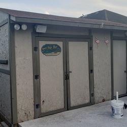 Storage Shed And Restroom