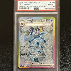Glaceon ex SIR 150/131 Pokemon Prismatic Evolutions - PSA 10