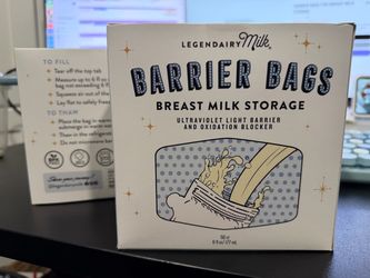 Legendairy Milk Barrier Bags Breast Milk Storage (2 boxes - 100 bags)