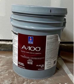 Color Summit Gray. Exterior Paint Satin 5 gallons