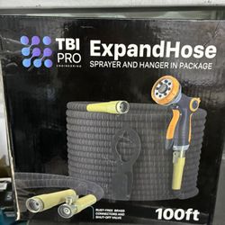 TBI PRO Expandable Garden Hose kit.  Length: 100 feet.