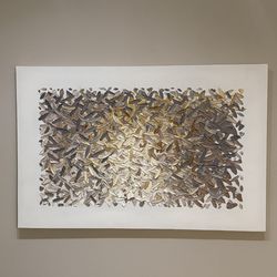 LIQUIDATION PRICE- MUST SELL TODAY - Large Minimalist Abstract Oil Painting – Hand Painted – Like New