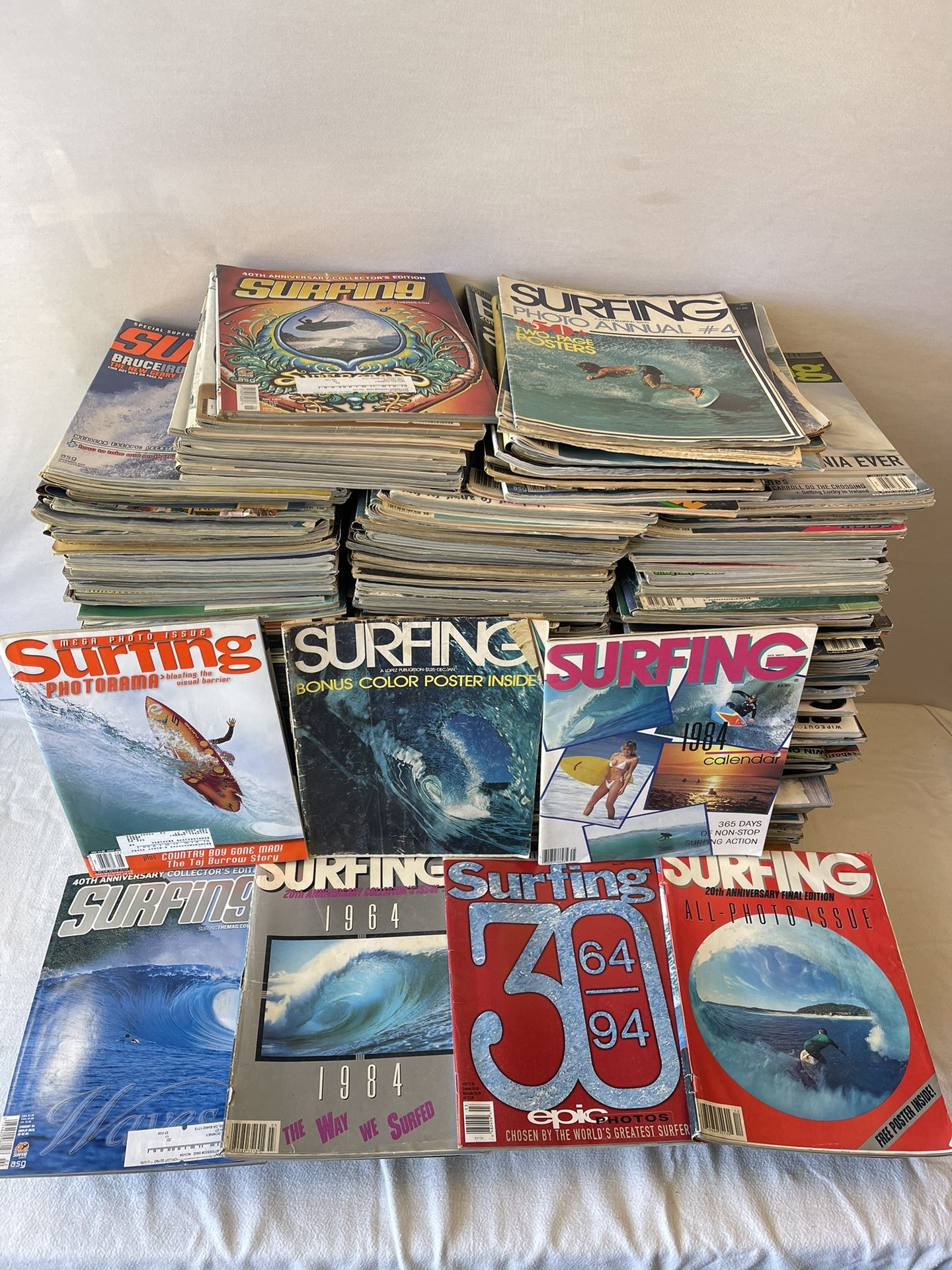 Huge Vintage Surfing Magazine. 1960s Thru 2013 Ish