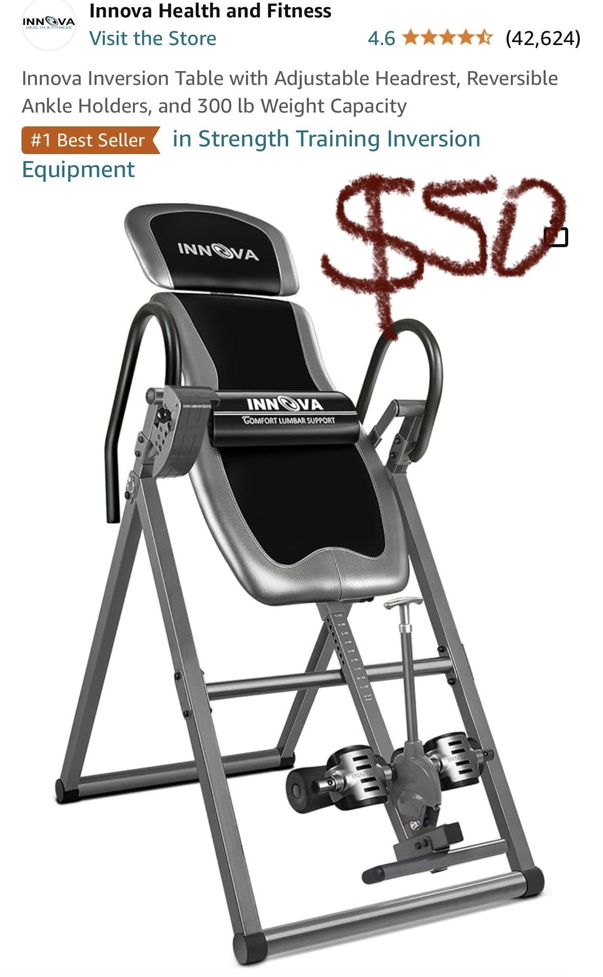 Innova Inversion Table In Box for Sale in Los Angeles, CA - OfferUp