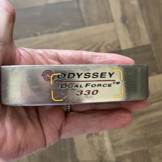 Odyssey Putter, Dual Force 330, Previously Owned