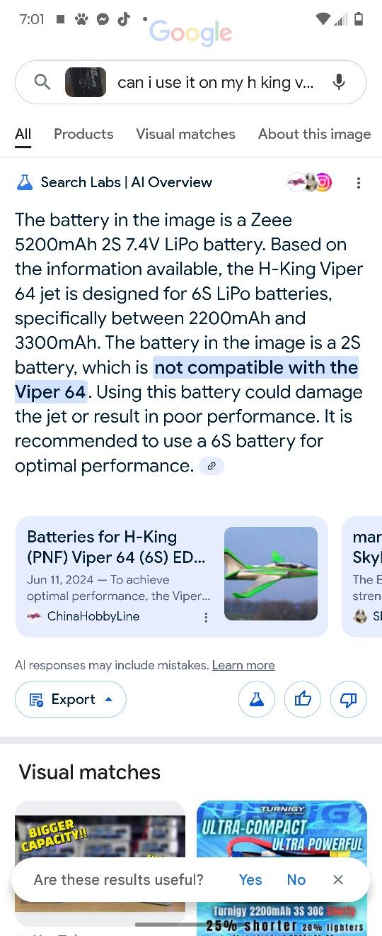 H King Viper 64 RC Jet